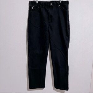 Carhartt Men's Black Relaxed Fit Straight Leg Jeans Like New W 40
